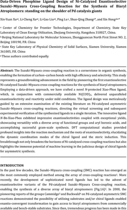 Data Driven Phosphine Ligand Design Of Ni Catalyzed Enantioselective