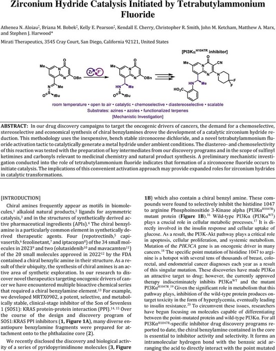 Zirconium Hydride Catalysis Initiated By Tetrabutylammonium Fluoride