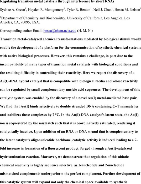 Thumbnail image of Regulating transition metal catalysis through interference by short RNAs copy.pdf