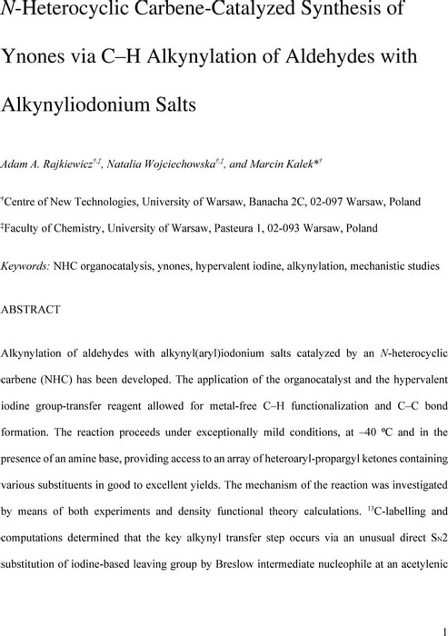 Thumbnail image of Kalek_NHC-alkynylation.pdf