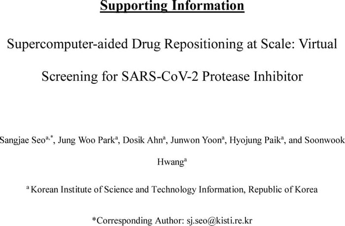 Thumbnail image of Supercomputer-aided Drug Repositioning at Scale Virtual Screening for SARS-CoV-2 Protease Inhibitor _SI.pdf