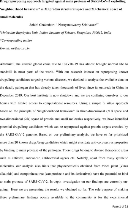 Thumbnail image of Chakraborti_and_Srinivasan_Interim_Report_Drug_Repurposing_against_SARS-CoV-2-MS_tables_Chemrxiv.pdf