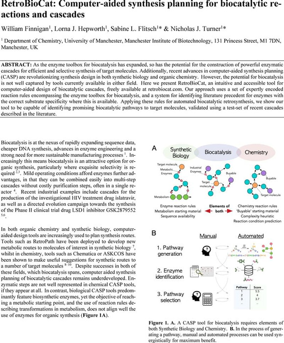 Thumbnail image of Finnigan et al, RetroBioCat.pdf