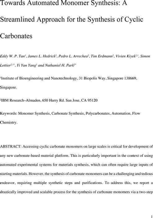 Thumbnail image of Carbontate Monomer Synthesis Manuscript.pdf