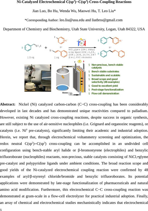 Electrochemical Late-Stage Functionalization