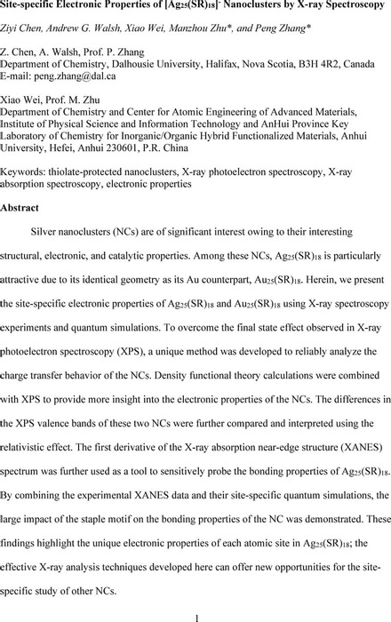 Thumbnail image of Ag25 nanocluster_ChemRxiv.pdf