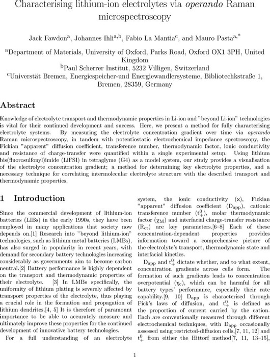 Thumbnail image of Characterising lithium-ion electrolytes via operando Raman microspectroscopy.pdf