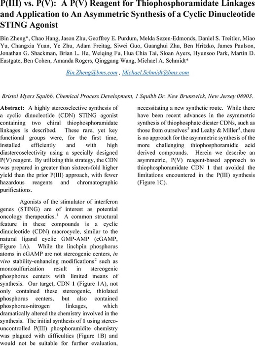 Thumbnail image of BMS Diastereoselective Synthesis Thiophosphoramidate CDN.pdf