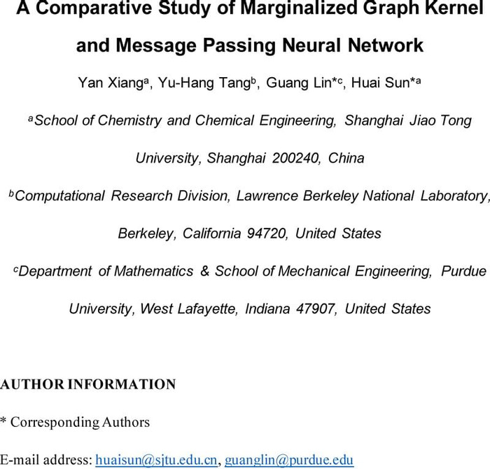 A Comparative Study of Marginalized Graph Kernel and Message Passing ...