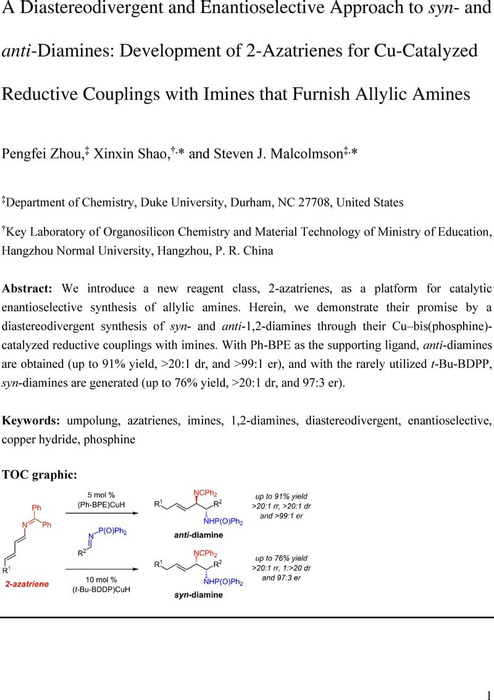 Thumbnail image of V2 ChemRxiv Preprint Manuscript azatriene-imine coupling.pdf
