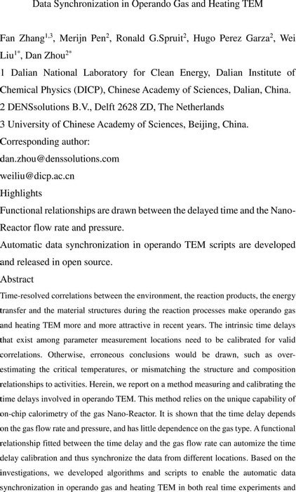 Thumbnail image of Data Synchronization in Operando Gas and Heating TEM.pdf