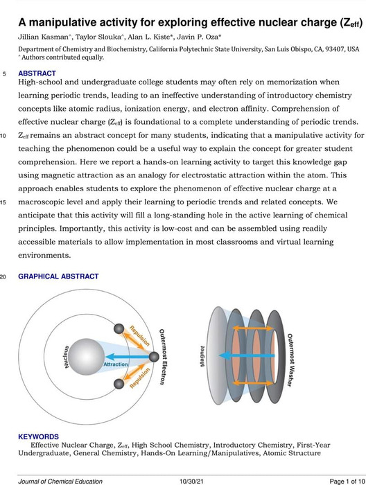 a-manipulative-activity-for-exploring-effective-nuclear-charge-zeff