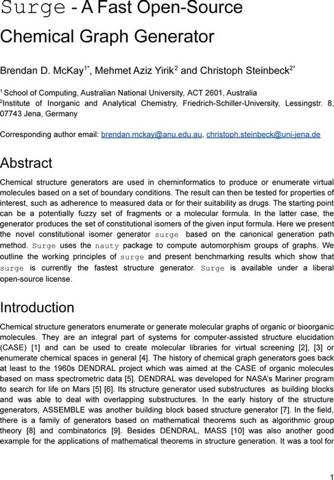 Thumbnail image of Surge- A Fast Open-Source Chemical Graph Generator.pdf