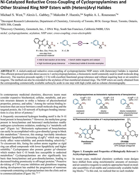 Thumbnail image of Arylcyclopropylamine_RCC_Manuscript_ChemRxiv.pdf