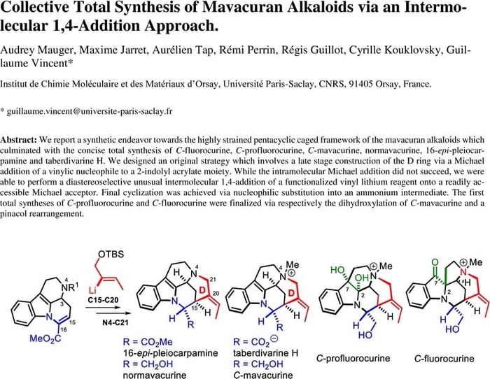 Thumbnail image of Vincent total synthesis mavacurans.pdf