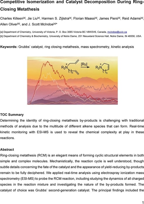 Ring-closing metathesis versus cross metathesis of resin-bound olefins -  ScienceDirect