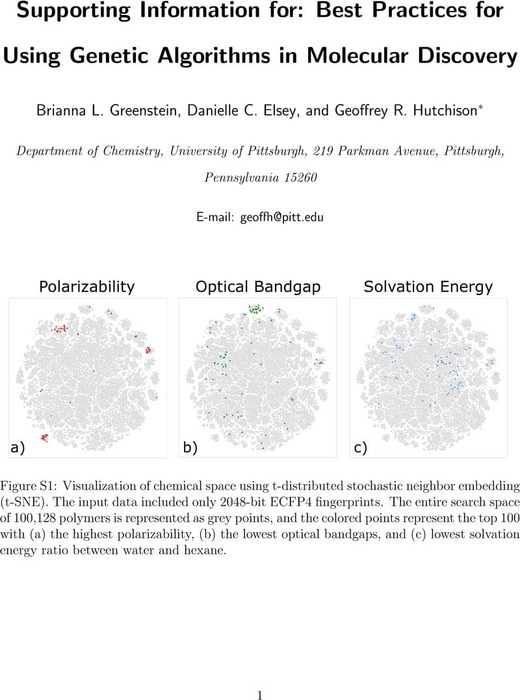 Best Practices For Using Genetic Algorithms In Molecular Discovery ...