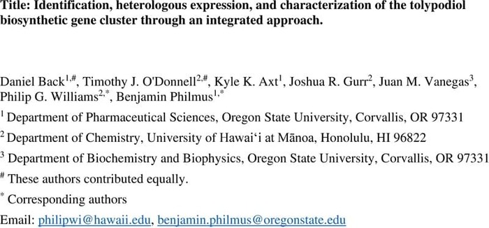 Identification, heterologous expression, and characterization of the ...