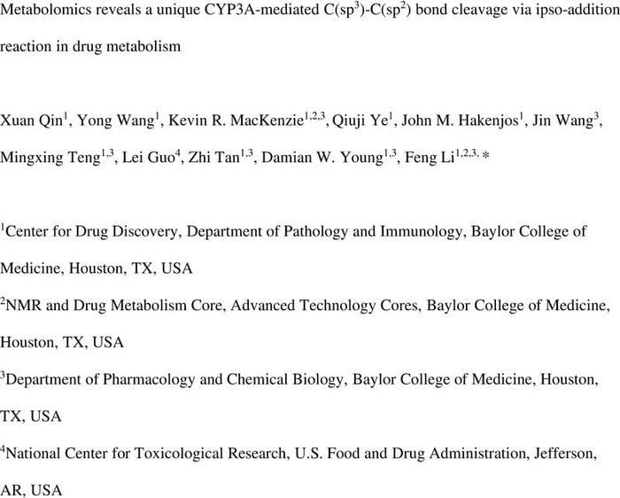 metabolomics-reveals-a-unique-cyp3a-mediated-c-sp3-c-sp2-bond