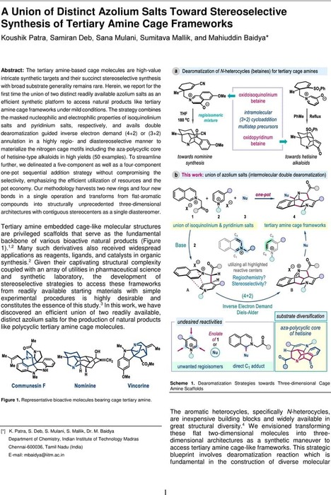 A Union Of Distinct Azolium Salts Toward Stereoselective Synthesis Of ...