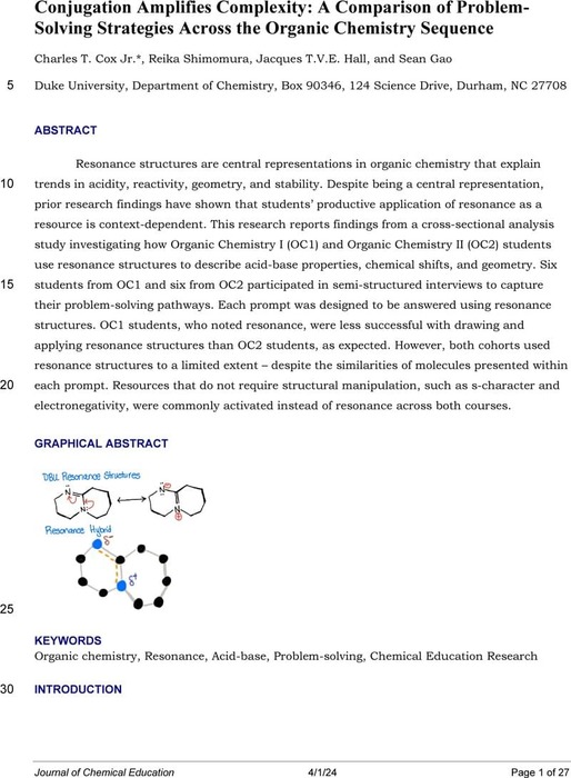 Conjugation Amplifies Complexity: A Comparison of Problem-Solving ...